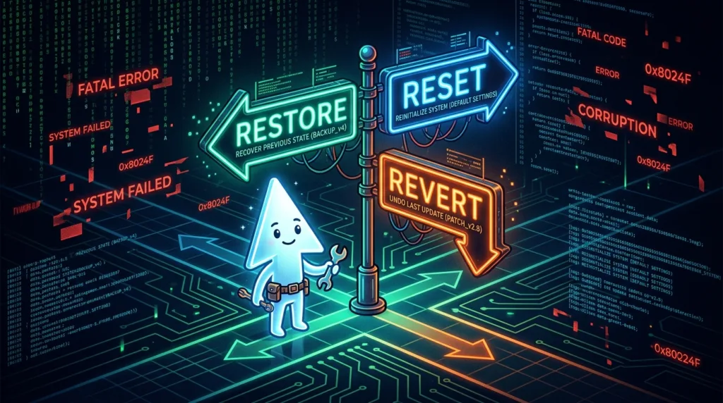Git sin pánico: cómo elegir entre restore, reset y revert cuando algo salió mal Git sin pánico: cómo elegir entre restore, reset y revert cuando algo salió mal